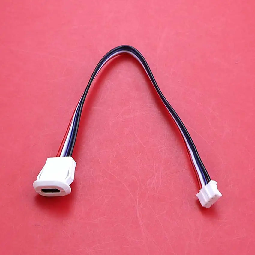 1-10pcs 2Pin 4Pin 6Pin USB Type C Connector Charging Port W/ Wire PH2.0 Direct Compression Waterproof Type-C Female Socket