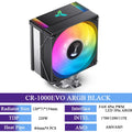 JONSBO CR-1000EVO CPU Cooler 120mm ARGB PWM CPU Cooling Fan 4 Heat Pipes TDP 220W Radiator For intel LGA 115X 1200 1700 AM4 AM5