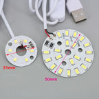 DC 5V USB Dimmer 31mm 50mm Warm White 3W 10W LED Lights 5730 Chip Single Reading Night Desk Book Tablet Lamp Switch Cable