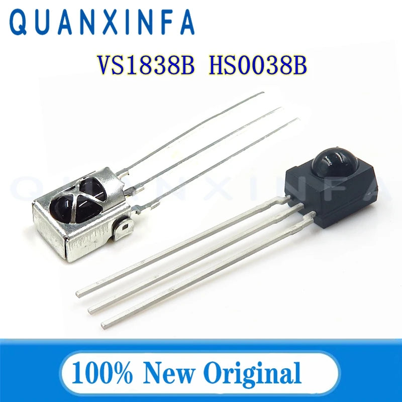 10PCS universal infrared receiver VS1838B HS0038B HS0038BD TL1838 VS1838 1838 HX1838 remote receiver tube