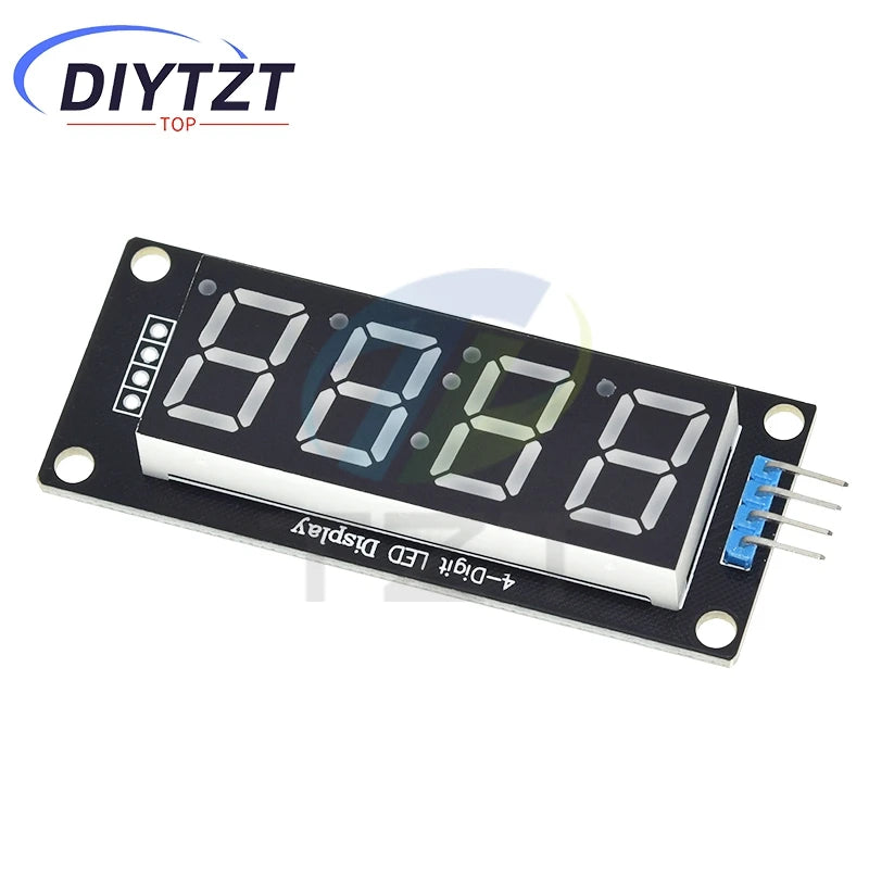 TM1637 LED Display Module for Arduino 4 Digit Tube 7 Segment 0.56 inch Time Clock Indicator Module Red Blue Green Yellow White