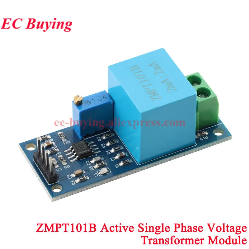Active Single Phase Voltage Transformer 5V Relay Module AC Output Current Voltage Sensor for Arduino ZMPT101B 2mA ZMCT103C 5A
