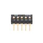 10PCS Slide Type DIP Switch Module 1 2 3 4 5 6 7 8 10PIN 2.54mm Position Way DIP Pitch Toggle Switch Black Snap Switch Dial