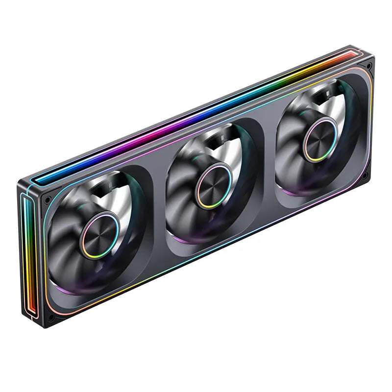 JONSBO ZA-120/240/360 Case Fan 5V/3Pin ARGB Four Sided Thousand Layer Mirror Combination Structure Cold Exhaust Cooling Fan
