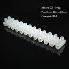 electric connector strip Wire connector Barrier Electirc Strip Block Terminal Plastic Screw terminal block connector