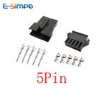 10set/200pcs SM 2.54mm Pitch 2/3/4/5Pin Male Female Head Plug Housing Pin Header Crimp Terminals Connector SM-2P SM-2R