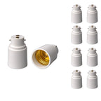 2pcs Universal Bayonet B22 to E27 Screw Lamp Holder LED Halogen CE RoHS Light Bulb Socket Converter Adapter