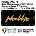 Nollie SignalRGB OpenRGB Universal Addressable 5V 3PIN ARGB Asynchronous Controller HUB For Computer PC Cooling Fans Light Strip