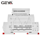 GEYA Over Voltage and Under Voltage Protection Relay DC12V 24V 48V 220V 10A Voltage Protector Relay GRV8-02