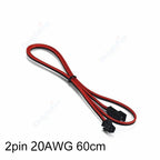 SM JST Cable Connector 60/100cm 22AWG 20AWG Extension 2 3 4 Pin Female Male Wire Connector Cable For LED Strip Light CCTV Lamp