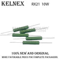 5pcs RX21 10W Wire Wound Resistance 5% 1R 10R 100R 1K 10K 12K 15K 18R 20R 22R 24R 27R 30R 33R 36R Resistor