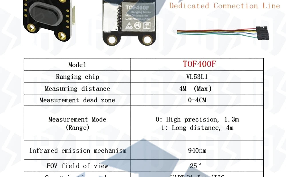 ‌VL6180/VL53L0X/VL53L1X Time-of-Flight (ToF) Laser Distance Sensor – High-Precision Ranging Module (50cm/2m/4m) with MCU