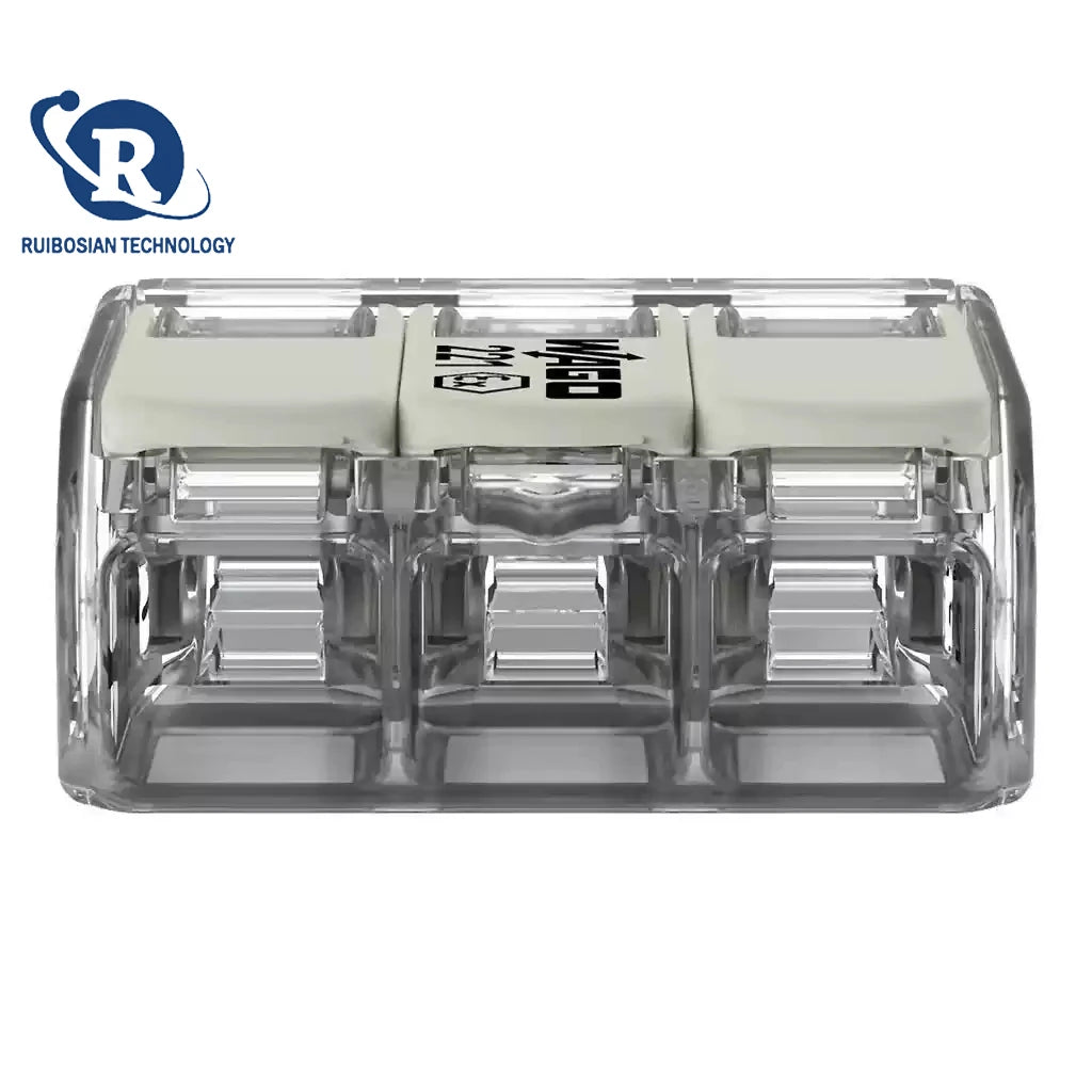 50PCS WAGO 221-482 221-483 221-485 million plug-in terminal explosion-proof wire connector parallel line divider quick connectio