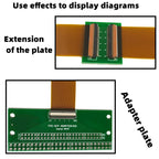FPC FFC Flexible Flat Cable Extension Connection Board 0.3 MM PCB Pitch 25 31 39 45 51 PIN Connector FPC Adapter