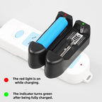 EU Socket Universal Charger For 3.7V 18650 26650 16340 14500 Li-ion Rechargeable Battery Single Slot Automatic Charger