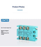 CNTD 3‑Phase Solid State Relay CTRE‑DA Series DC Control AC 10‑120A Industrial SSR Module 4‑32VDC Input 40‑480VAC Output