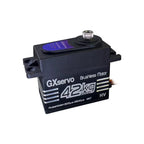 Brushless Motor 180° Metal Gear High Torque Digital Servo 42KG with 25T Metal Servo Arm for 1/10 1/8 RC Car Robot Boat Truck