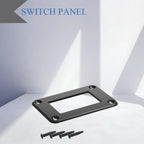 12V Arrow Up Down Rocker Switch White Led 7Pin On-Off-On, Momentary (On)-Off-(On) Toggle Switch Waterproof DPDT Button Switch