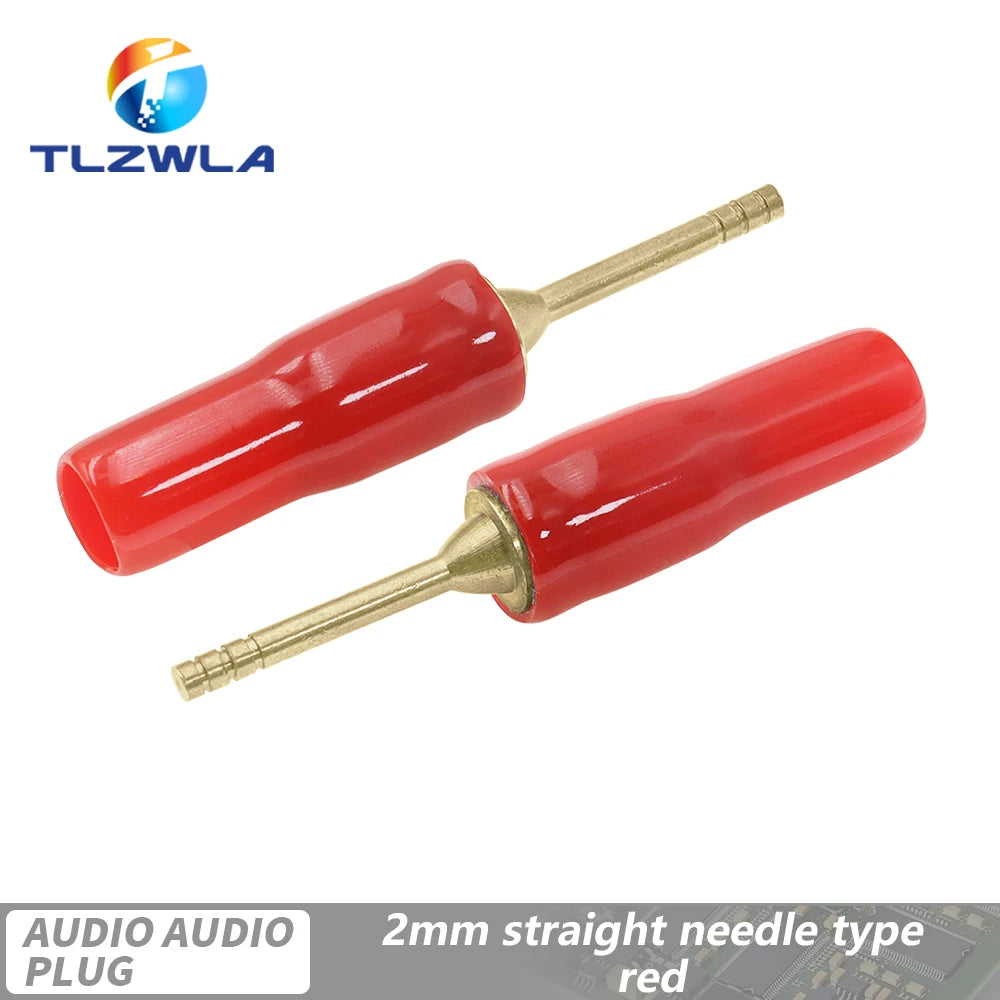 Musical Sound Banana Plugs Speaker Wire Connector Dual Screw Lock 24K Gold Plated Banana Connectors Jack for Speaker Wire