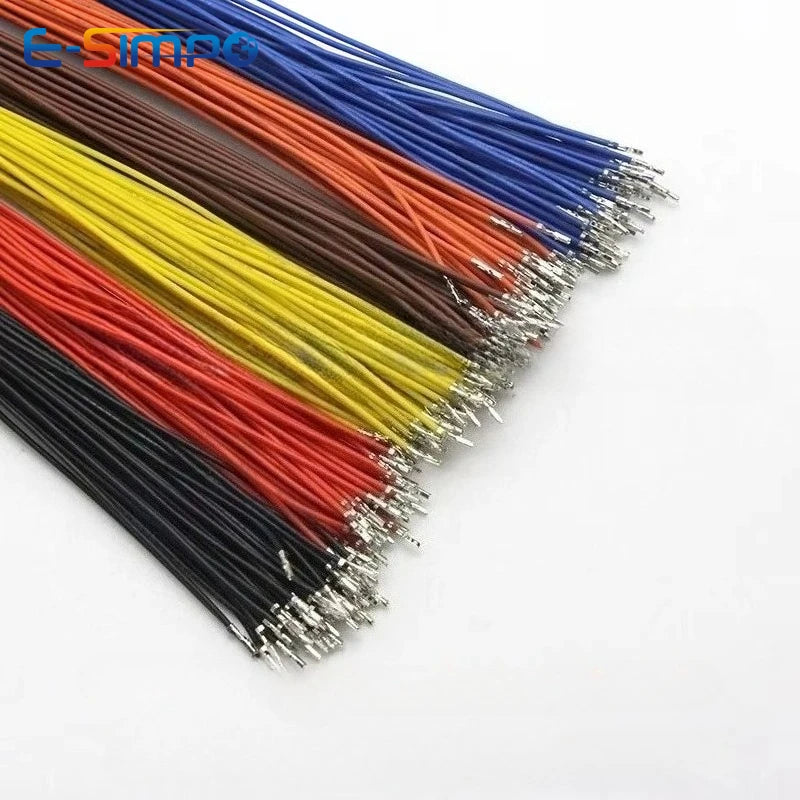 100PCS  SH GH 1.0mm 1.25mm Pitch Connector Terminal Wire Electronic Wire Single /DoubleHead 10/15/ 20/30cm without housing