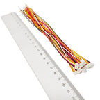 10 Sets JST 1.25mm Pitch Wire Connector Kit, Male/Female Plug & Socket Cable (2-10 Pin) with 28AWG Wire (10/20/30cm)