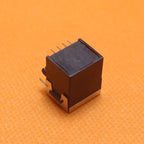 5pcs RJ45 Network jack 8P Modular Network PCB Jack 8P Horizontal LAN Adapter Right Angle Connector with Shield