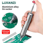 LUXIANZI Powerful Desoldering Pump Aluminum Suction Tin Gun Vacuum Soldering Iron Desolder Solder Sucker Pen Removal Hand Tools