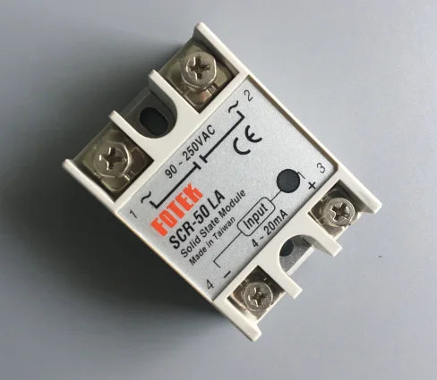 Original And Genuine Taiwan FOTEK Solid State Relay SCR-50LA Replaces SSR-50LA With A Penalty Of Ten For False One.
