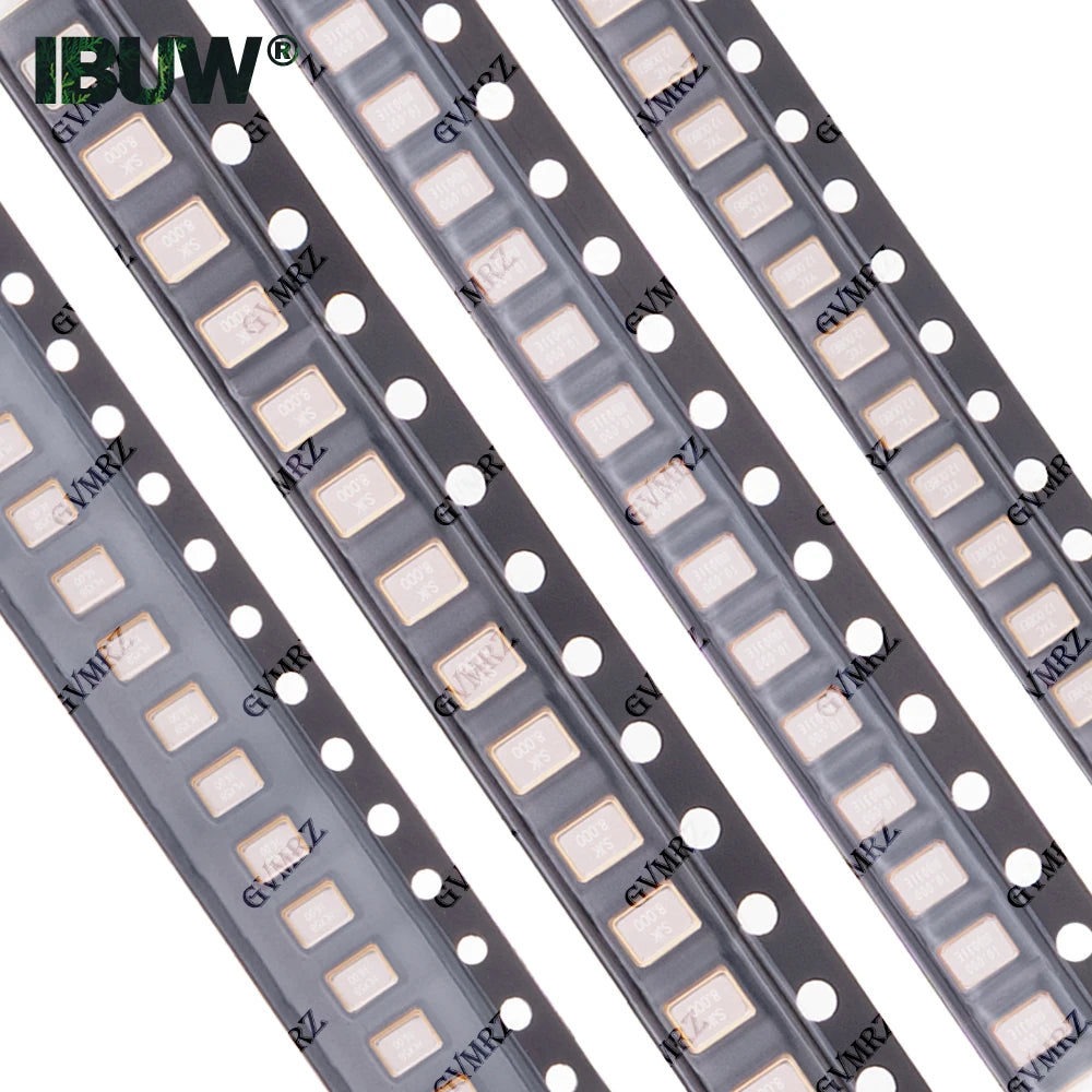 10PCS SMD 4P 3225  Passive crystal oscillator  8Mhz 10Mhz 12Mhz 16Mhz 20Mhz 24Mhz 25Mhz  26Mhz 27Mhz 30Mhz 32Mhz 40Mhz 48Mhz