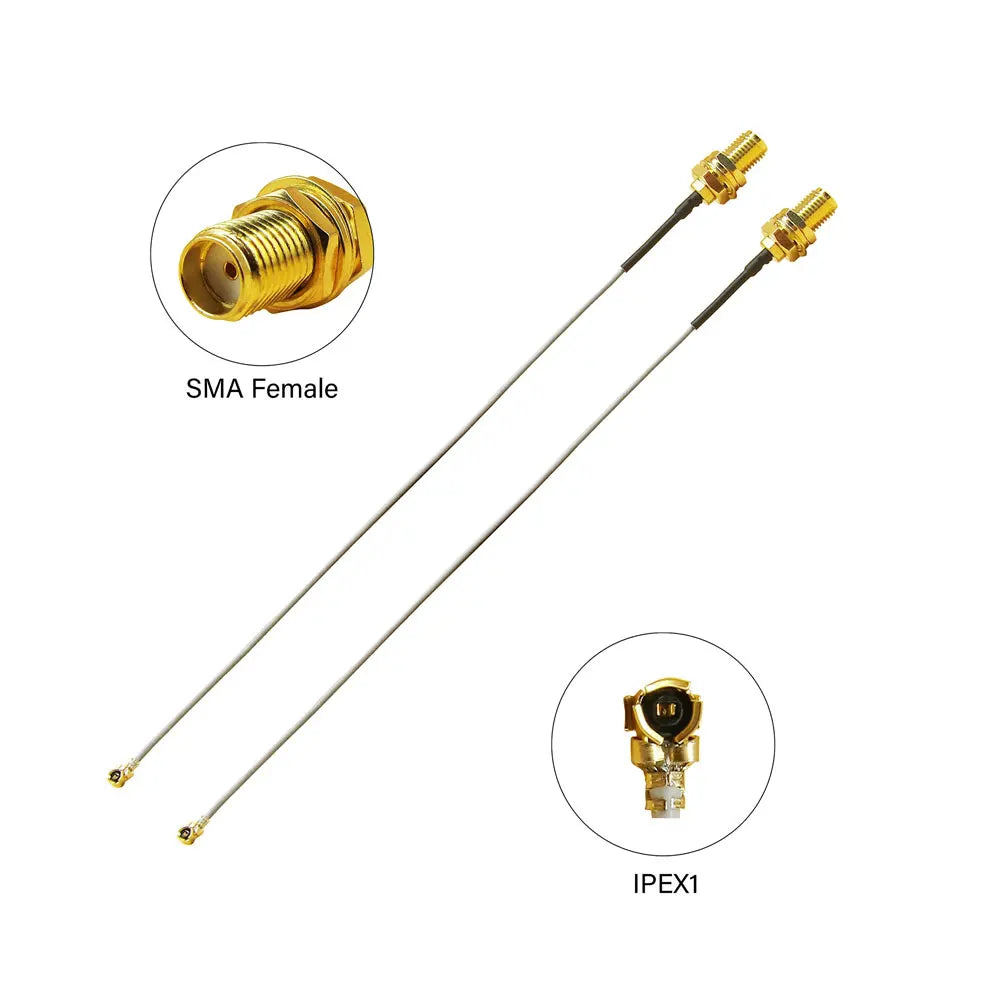 for IPEX U.FL to SMA Female Cable 6 Inches RG178 WiFi Pigtail Coaxial Cable Connecting SMA Antenna to 4G 5G Router, Modem, WiFi