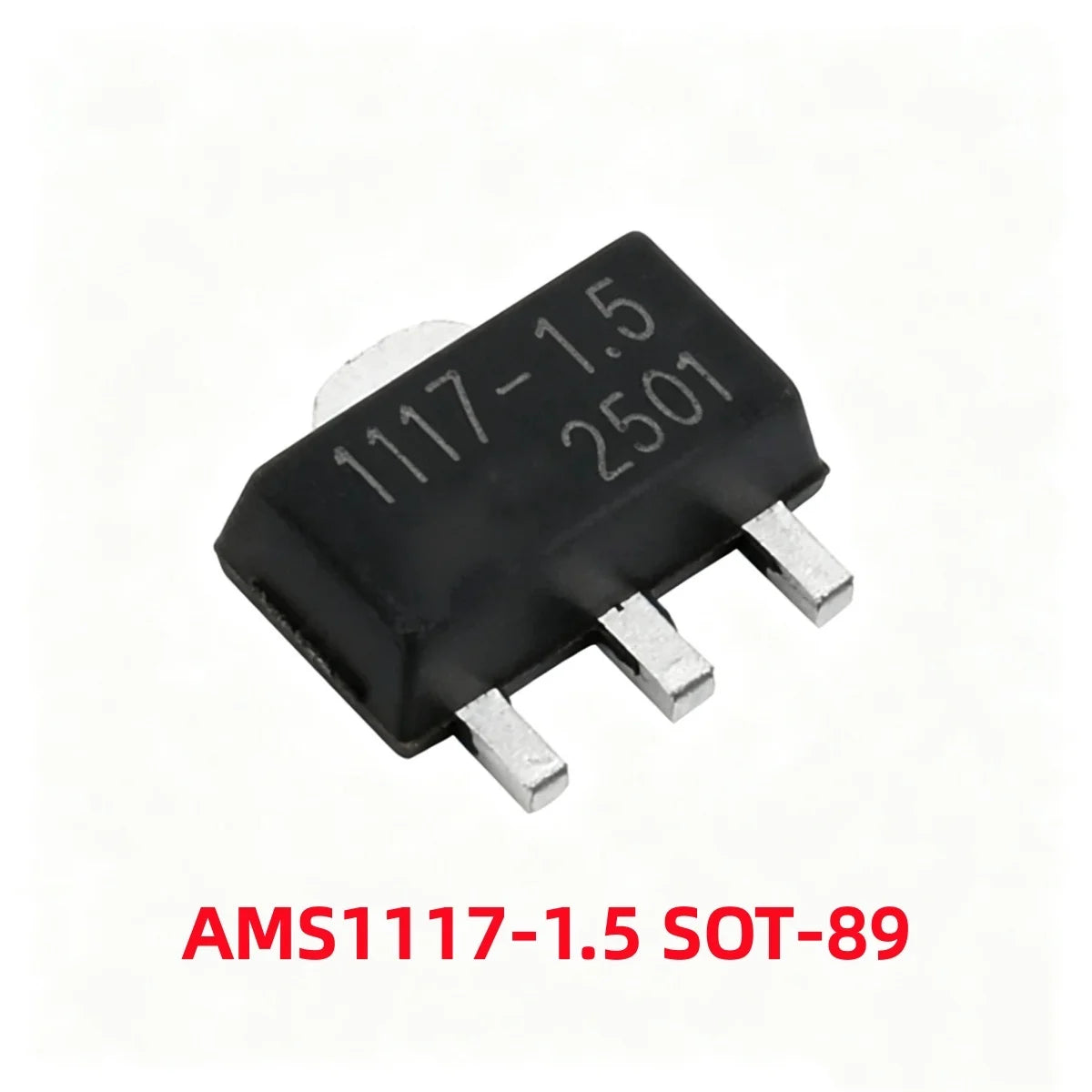 50/100Pcs AMS1117-1.2V 1.5V 1.8V 2.5V 3.3V ADJ SOT-223 SOT-89 AMS1117CD-5.0 TO-252 Adjustable/Fixed Low Dropout Linear Regulator