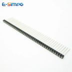 10pcs 2.0mm/2.54mm Pitch 1/2x40Pin Single/Double RowCrystal IC Socket Hole Round Male Female Pin Header Connector
