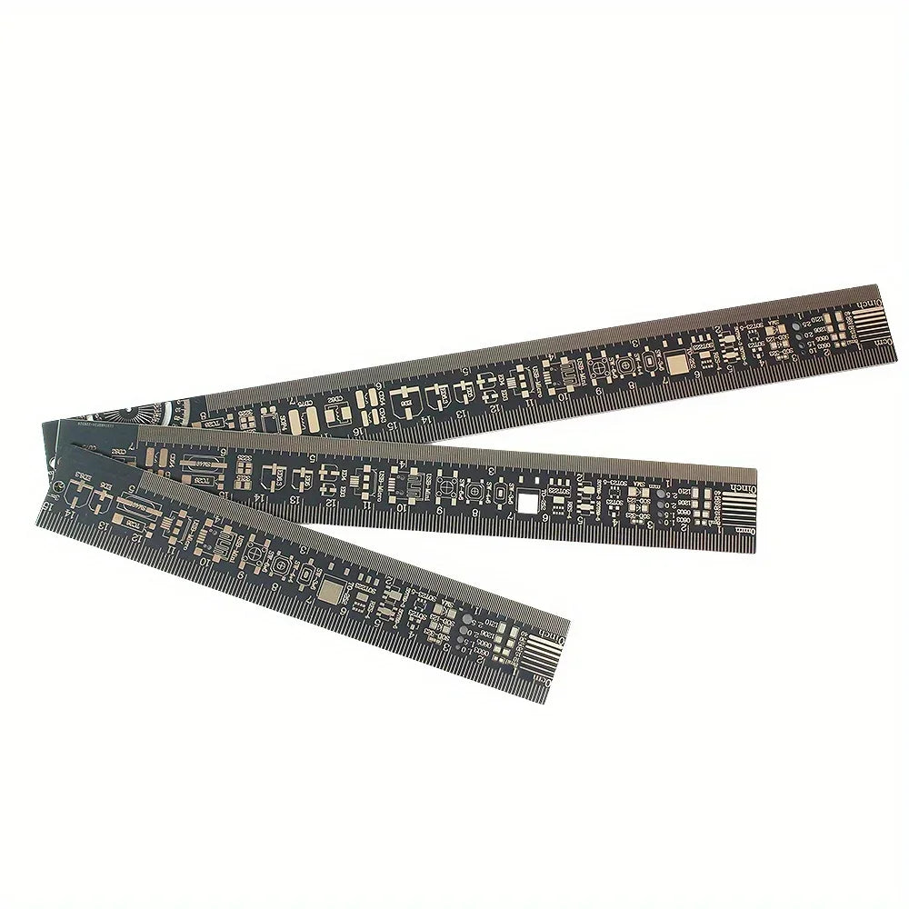 1/3pcs: Multifunctional B-Scale PCB Ruler with Units - Ideal for Engineers, Electronics Enthusiasts, and DIY Projects 15/20/25CM