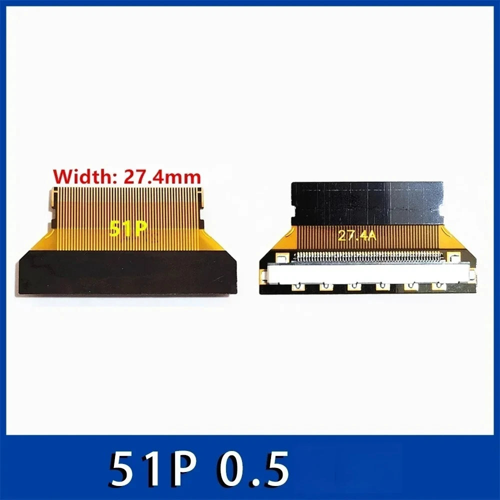 1Pcs/lot LVDS Screen Line EDP Adapter Board FIX 30P to FPC 30P/51P 1.0mm/0.5MM Flexible Cable Interface Adapter