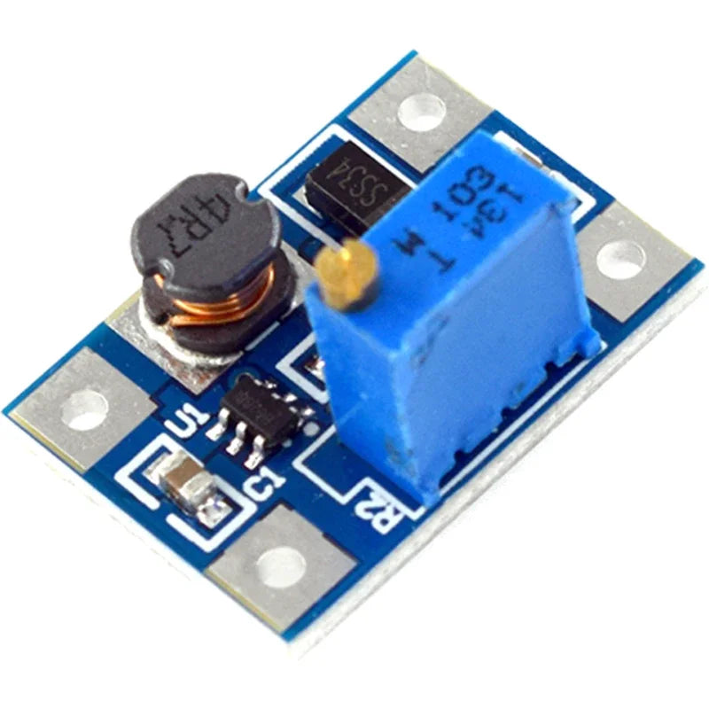 5PCS 2-24V to 2-28V 2A DC-DC SX1308 -UP Adjustable Power Module Step Up Boost Converter for DIY Kit