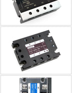 3 Phase 10A 60A 80A 100A 150 200A Three Phase SSR 80-250VAC Control 24-480V Solid State Relay  AC-AC