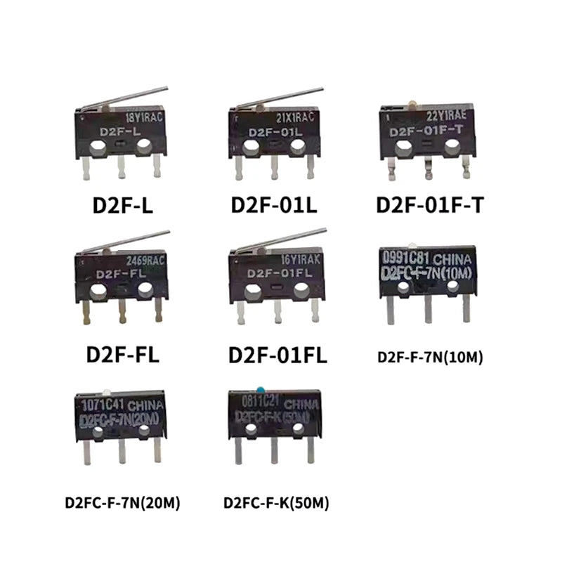 New  Mouse Micro Switch D2FC-F-7N Mouse Button Fretting D2FC-E-7N D2FC