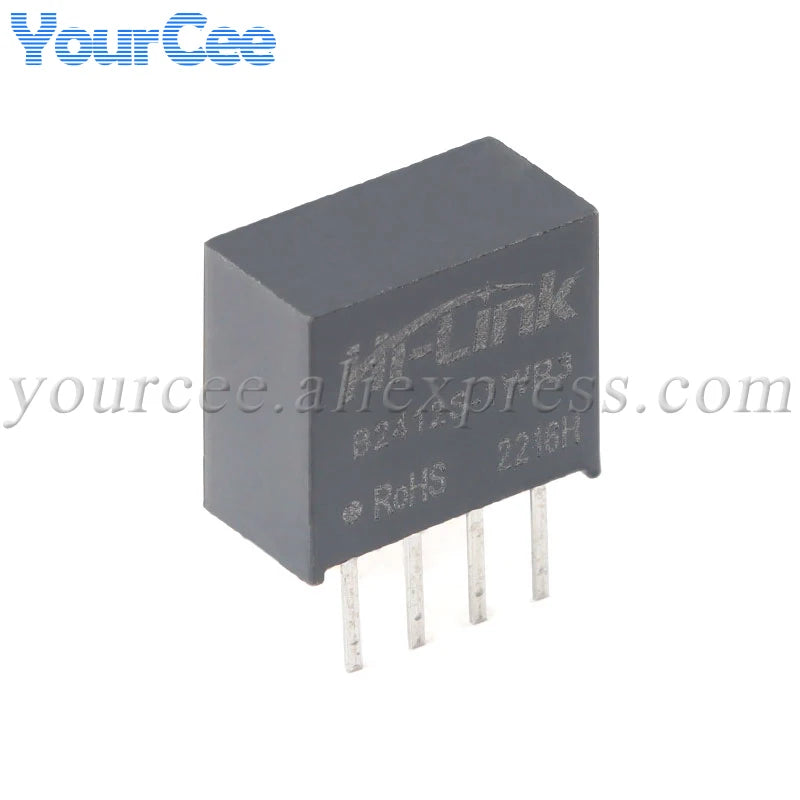 2PCS Isolated Power Module 1W B2405S B2412S B2424S 1WR3 24V to 5V 12V 24V DC to DC Converter Voltage Transformer Module
