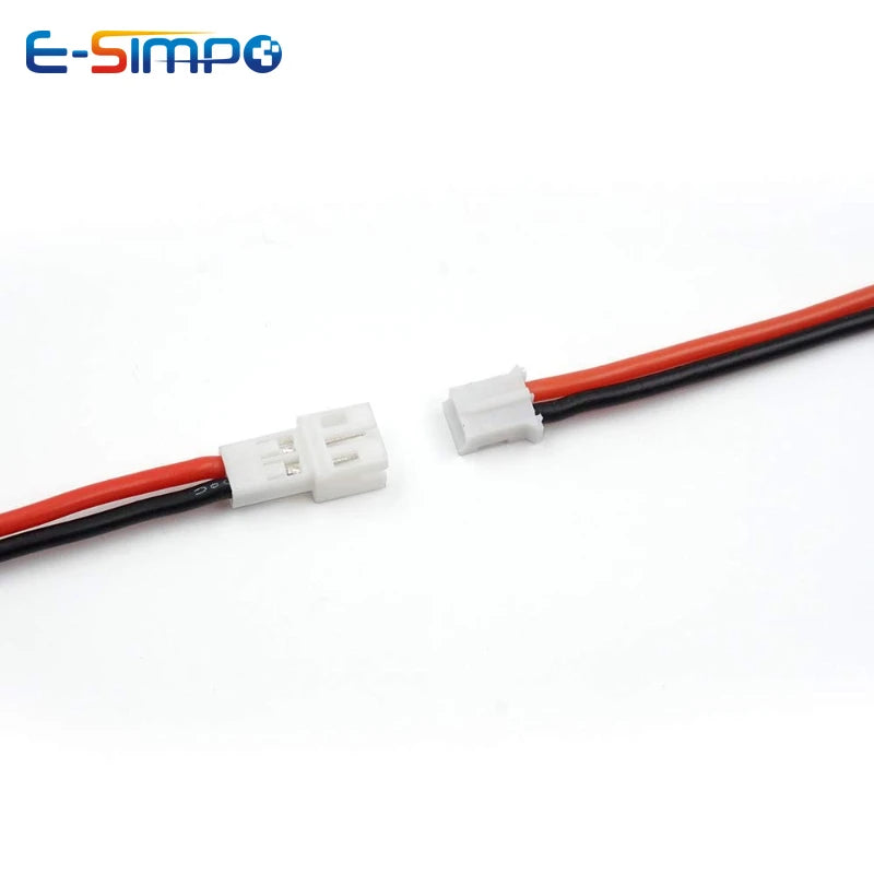 PH 2.0mm Pitch 2 Pin 10CM Male Female Cable Connector Micro PH 2.0 2P Plug Jack Socket Terminal Wire Cables Connectors 26AWG