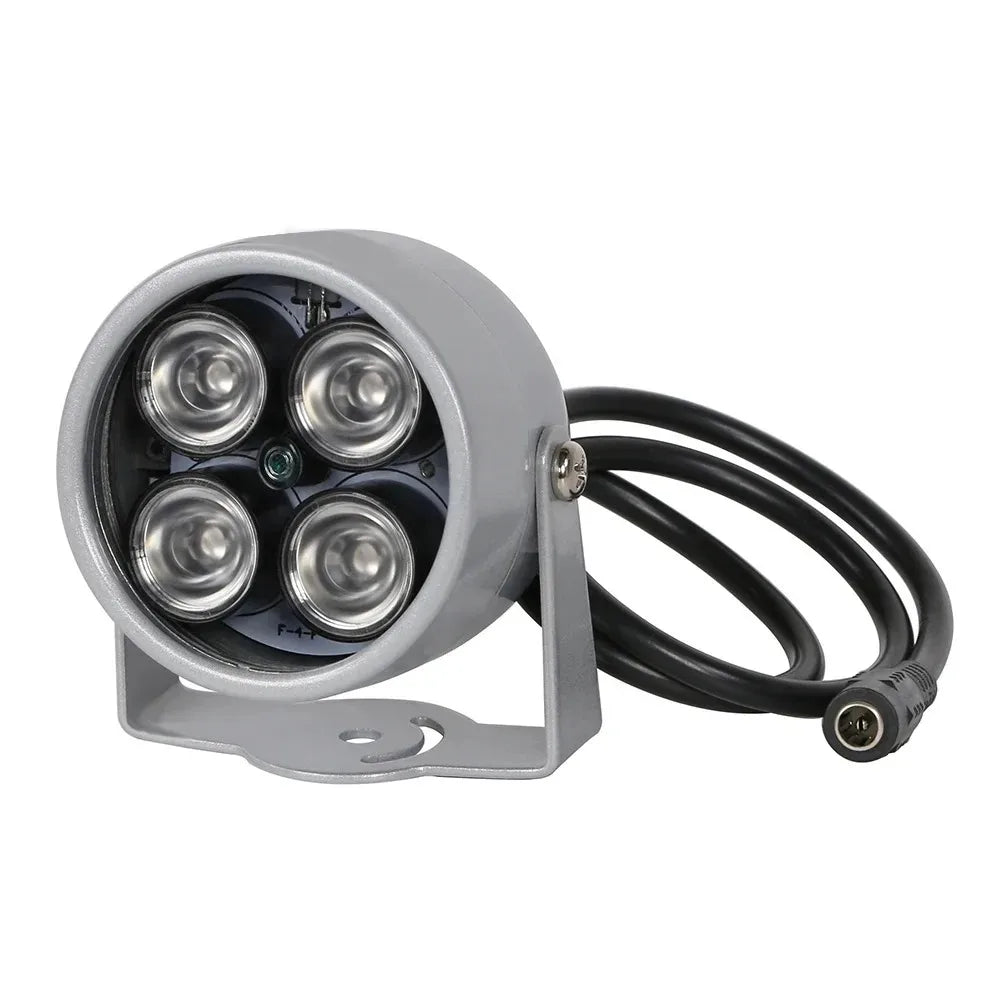 Gadinan CCTV Fill Light 4 array LEDs Infrared Waterproof Night Vision IR illuminator Light 850nm DC 12V For CCTV Security Camera