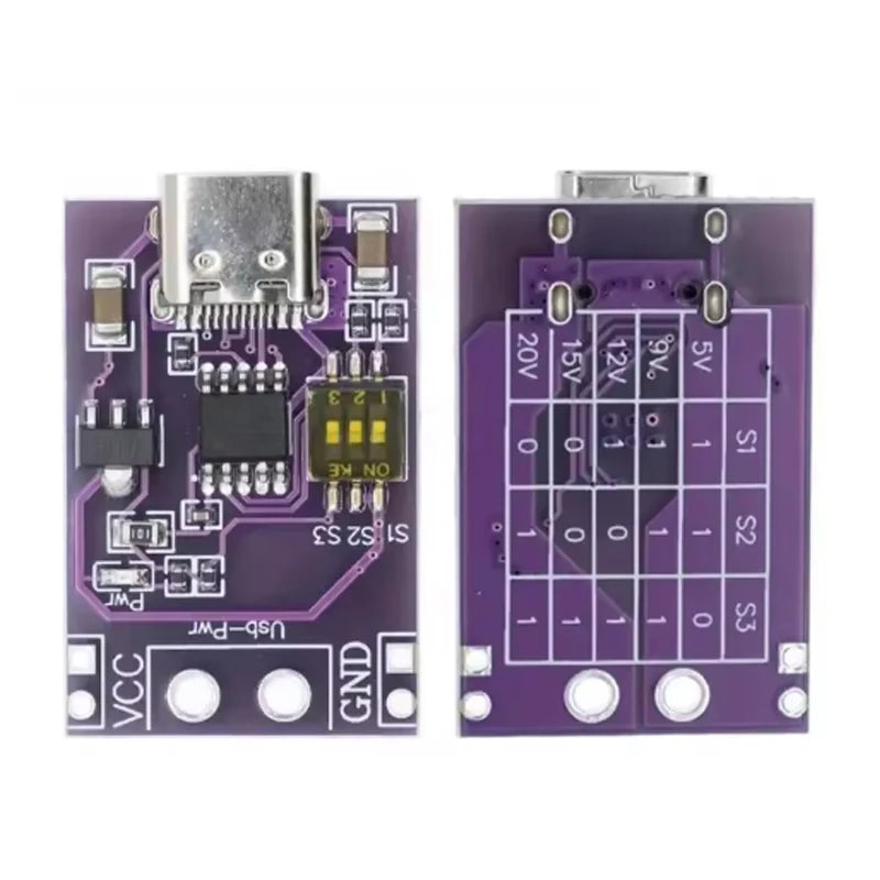 PD QC Trigger Module, XL6009 Boost Buck Converter, ESP32-C3 Dev Board, 0.96 Inch OLED Display 128x64 for Arduino DIY Project