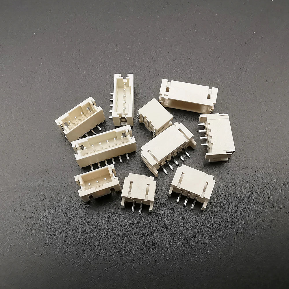 10/50Pcs SH/JST/ZH/PH/XH Pitch 1.0mm 1.25mm 1.5mm 2.0mm 2.54mm 2/3/4/5/6Pin Horizontal Vertical Male Pin Header Socket Connector