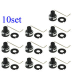 WXD3-13 3590S 4mm 6mm 6.35mm Potentiometer Precise Dial  knob  with locking  3590 Knob hat Kit
