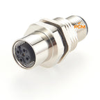 M12 Micro-C A-code 5-pin Signal Network Bulkhead Connector for Phoenix Contact Belden CAN DeviceNet NMEA2000 GPS Navigation PLC