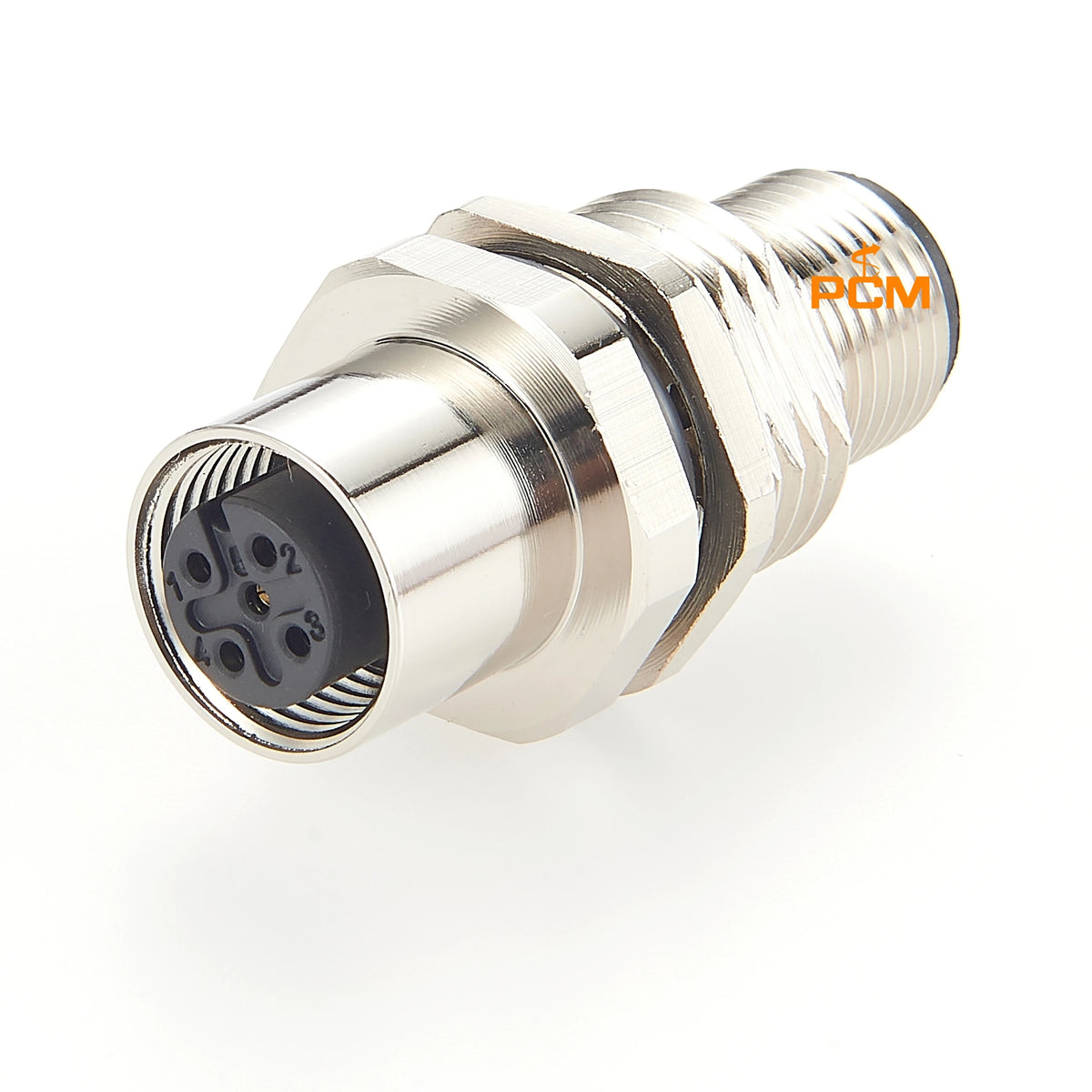 M12 Micro-C A-code 5-pin Signal Network Bulkhead Connector for Phoenix Contact Belden CAN DeviceNet NMEA2000 GPS Navigation PLC