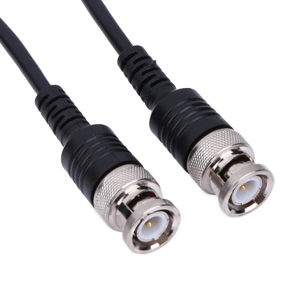 1M BNC Q9 to Dual Alligator Clip Oscilloscope Test Probe Leads 4MM Banana Plug Cables Connector Dual Tester Tools for Electrical