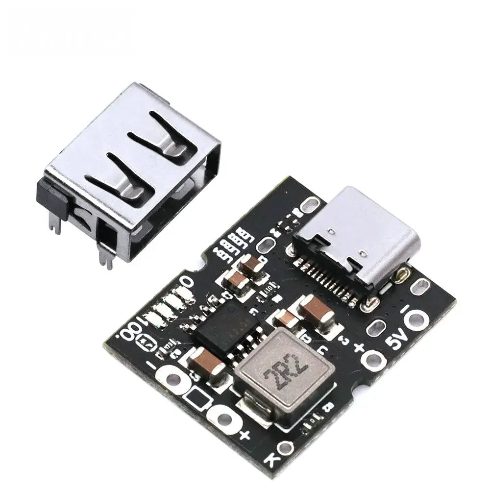 High-precision 5V2A charge-discharge integrated module Type-C input compatible with 4.2V lithium battery Boost Converter Step-Up