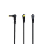 DC 5.5*2.1 / 5.5*2.5 Male 90 Degree Right Angle Connector Power DIY Cable Charging Line Monitoring Power Extension Wire