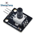 Rotary Potentiometer Analog Knob Module For Raspberry Pi Arduino Electronic Blocks TZT  RV09 Rotary encoder for arduino