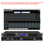 ShennDare Professional Digital DSP Power Amplifier 4x1000W 8OHM 4CH Sound Amplifier Processor DJ Subwoofer Line Array Speaker